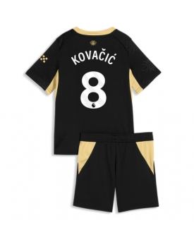 Billige Fotballdrakt Manchester City Mateo Kovacic #8 Replika Bortedraktsett Barn 2026-27 Kortermet (med bukser)